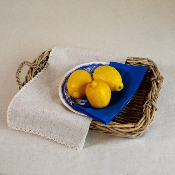 100% Cotton Dinner Napkins, Royal Blue