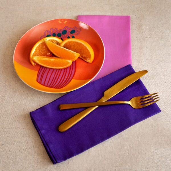 Pink Napkins | 100% Cotton Dinner Napkins