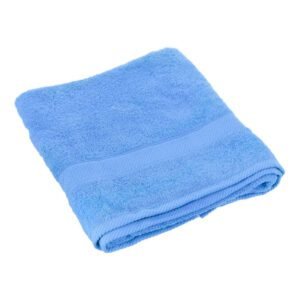 SoftTouch Bath Towel – Blue | 550 GSM Combed Cotton | Sajal Textiles