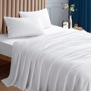 100% Cotton Bed Sheet – White