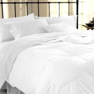 Satin Duvet Cover – White