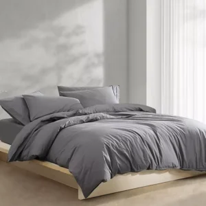 Percale Bed Sheet – Grey