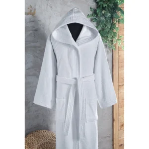 Terry Cotton Bathrobe – White