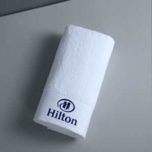 Customized Logo Hand Towel – White | Premium Corporate Towels
