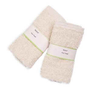 Silk Touch Terry Face Towel | 450 GSM Enzymatic Finish | Sajal Textiles