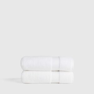 Luxe Cotton Bath Towel – White
