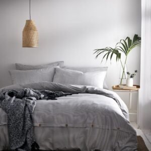 Cotton Duvet Cover – Grey