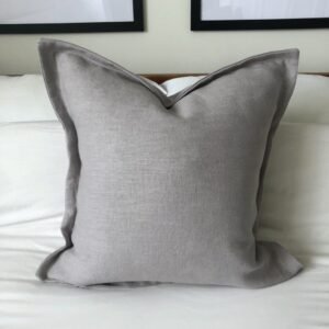 Linen Cushion Cover – Grey