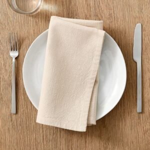 Slub Cotton Napkin – Cream