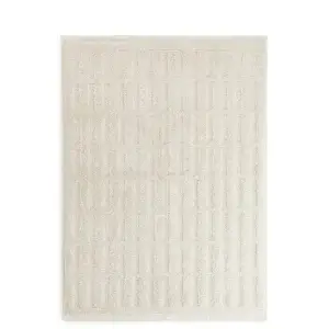 Cotton Ribbed Bath Mat – Beige | Premium Terry Bath Mat | Sajal Textiles